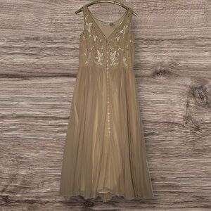 Boho Bliss: Together® Prairie Chic Pleated Dress